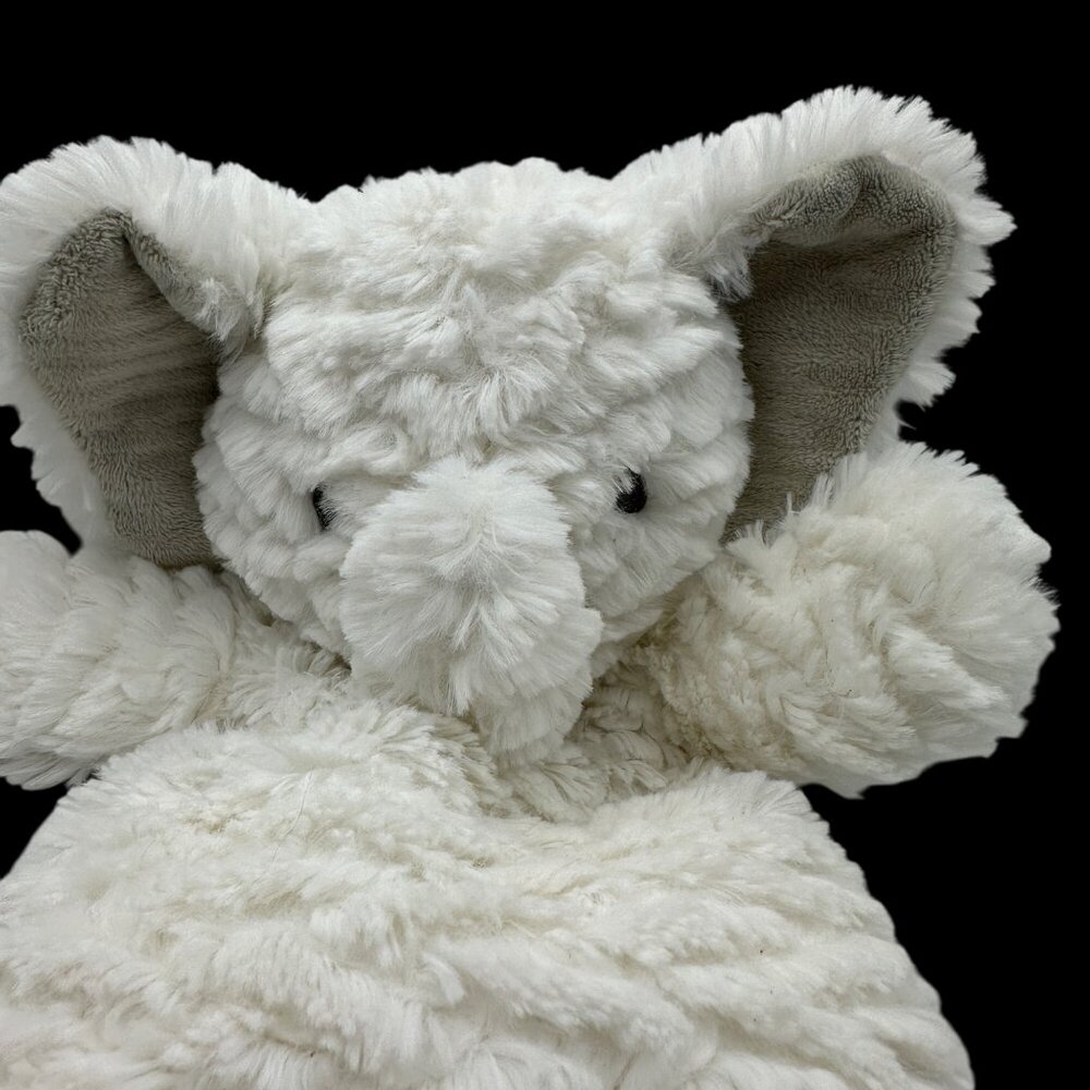 Mary Meyer 12” Afrique Elephant Lovie white beanbag/plush toy